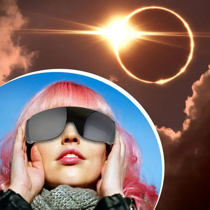 Solar Eclipse Glasses Sun Viewing Safety Blackout Shades Direct Observation Of The Sun Eyewear Safe Shades Certified Sunglasses